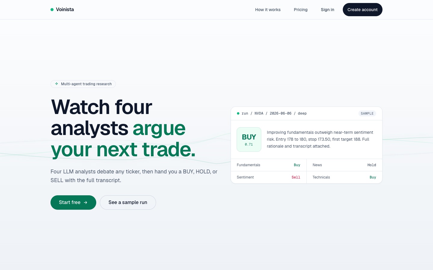 Voinista website